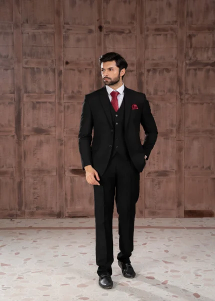 Au Noir Stretch Blazer | Giacomo Black