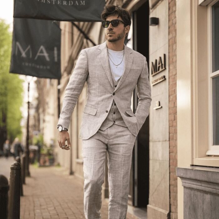 Au Noir Stretch Shirt | Alvarado Pink - Image 1